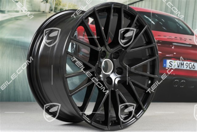 21" Felge Cayenne RS Spyder, 11J x 21 ET49, schwarz hochglanz