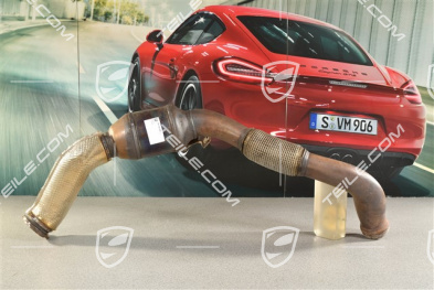 Exhaust pipe, with catalitic converter,