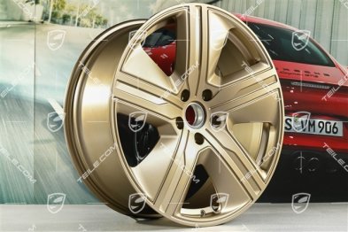 22-inch Macan Exclusive Design wheel rim set, 9J x 22 ET29 + 11J x 22 ET47, neodyme