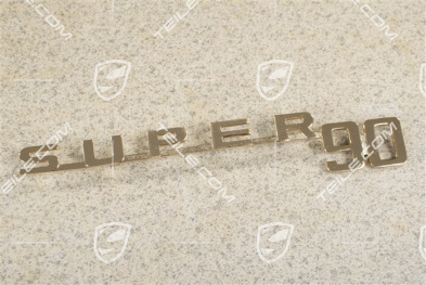 "Super 90" logo, Gold plated