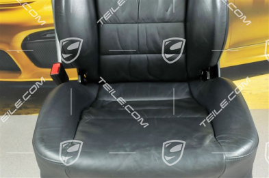 Sitz, el einstellbar, Leder, Metropolblau, Raffleder, L