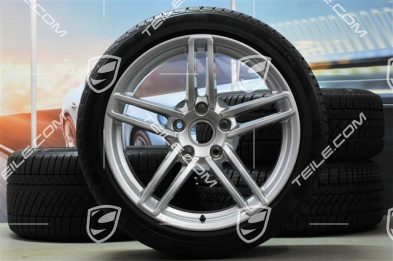 19" Komplet kół zimowych Carrera, felgi 8,5J x 19 ET54 + 11J x 19 ET48 + opony zimowe Continental 235/40 R19 + 295/35 R19, bez czujników ciśnienia