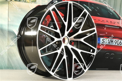 21" Felge RS Spyder Design II, 9,5J x 21 ET27, schwarz hochglanz