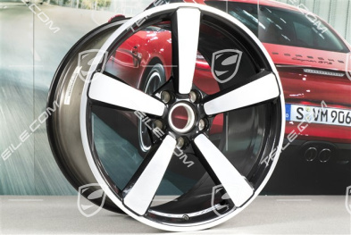 21" Carrera Exclusive Felge, 11,5J x 21 ET67, Schwarz Hochglanz