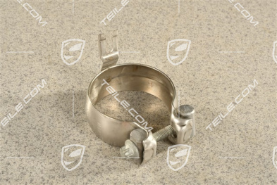 Exhaust system clamp that connects tailpipe to main muffler, 60mm