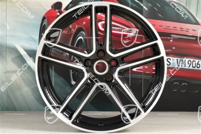 20" Felga "Macan Turbo", 10J x 20 ET19, BORBET, czarny perłowy metalik Jet Black