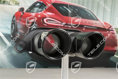 GT3 Endrohr, Schwarz