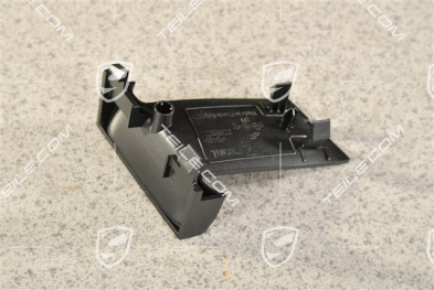 Abdeckblende, Gehäuseblende, Innenbetätigung, Schwarz, L
