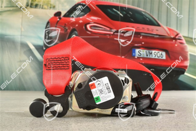 Targa / Coupe, Seat belt, front, Guards Red, L=R