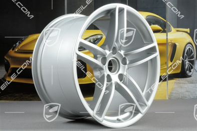 19-inch disc wheel Felge Carrera, 11J x 19 ET48, Brilliant silver