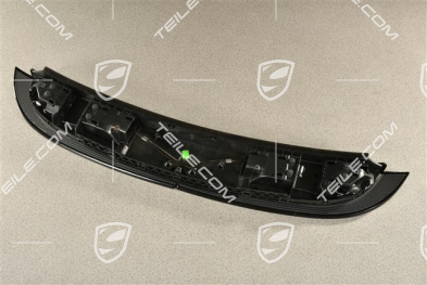 Turbo/Turbo S/GTS rear spoiler, upper part, black