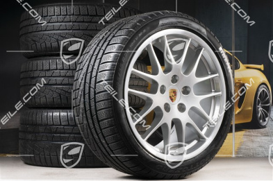 20" RS Spyder Winterräder Satz, Felgen 9,5J x 20 ET65 + 10,5J x 20 ET65 + Pirelli Winterreifen 255/40 R20 + 285/35 R20, mit RDK Sensoren