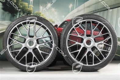 GT3 20" winter wheels  "Turbo S" central locking, 9J x 20 ET51 + 11J x 20 ET59 + NEW Michelin winter tyres 245/35 R20+295/30 R20, TPMS.