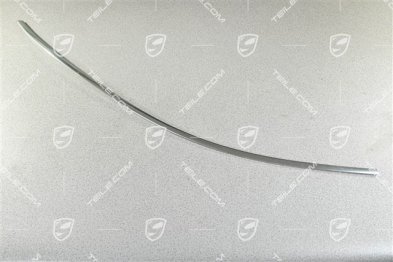 Front door Trim strip, upper, Galvano silver, R