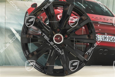 20" wheel rim Taycan Tequipment Design, 11J x 20 ET60, black high gloss