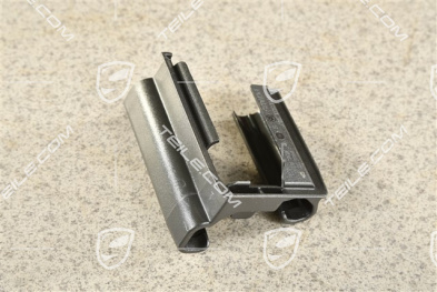 Abdeckung für Sitzschiene, Schwarz, Hinten, R