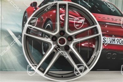 20" Felge "Macan Turbo", 10J x 20 ET19, CMS, Titanium