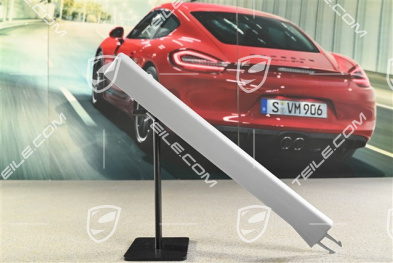 Abdeckung, Sitzversteller für Vordersitz, Stahlgrau, L