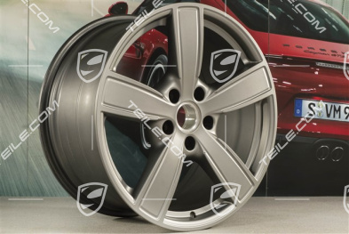 20" Felge Cayenne Sport Classic, 10,5J x 20 ET55, Platinum Seidenmatt
