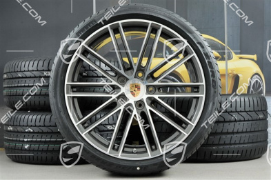 20" Turbo IV koła letnie, komplet, felgi 8,5J x 20 ET49 + 11,5J x 20 ET76 + opony letnie 245/35 R20 + 305/30 R20
