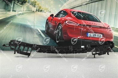 Holding / support rail, rear bumper, centre