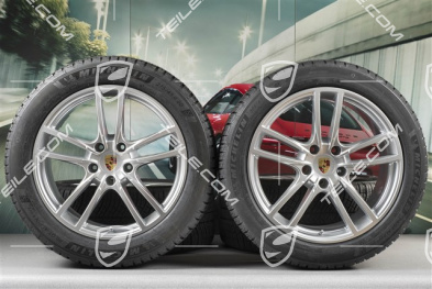 20-inch Cayenne COUPE Sport winter wheel set, rims 9J x 20 ET50 + 10,5J x 20 ET55 + Michelin winter tyres 275/45 R20 + 305/40 R20, with TPMS