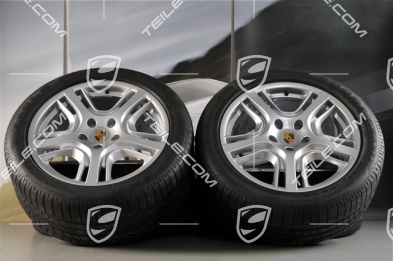 19" Panamera Design Sommerräder Satz, Felgen 9J x 19 ET60 + 10J x 19 ET61 + NEUE Michelin Sommerreifen 255/45 R19 + 285/40 R19
