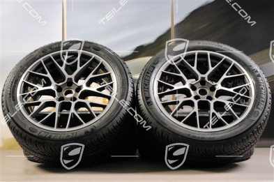 20" "RS Spyder Design" koła zimowe, komplet, felgi 9J x 20 ET26 + 10J x 20 ET19, opony zimowe Michelin 265/45 R 20 + 295/40 R 20, z czujnikami ciśnien