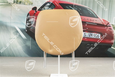 Head rest, rear, Smooth leather, Sand beige, R
