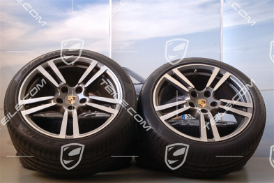20-inch Summer wheel set Turbo II, wheels 9,5 J x 20 ET 65 + 11 J x 20 ET 68 + tyres 255/40 ZR 20+295/35 ZR 20, TPMS, 250 km