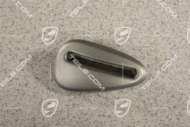 Cover trim / rosette for seat tilting handle / control button, Volcano grey, R