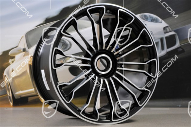 21" Felge 918 SPYDER, Zentralverschluss, 12,5J x 21 ET57, schwarz hochglanz