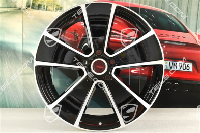 21" Felga AeroDesign / PHEV, 11J x 21 ET58, czarny wysoki połysk