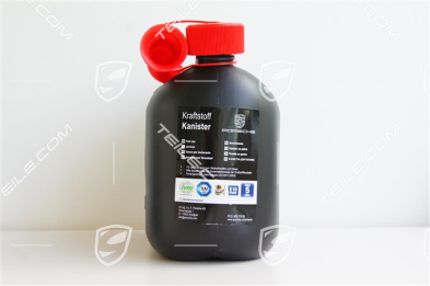 Containter replacement fuel, Porsche logo and crest, 5l