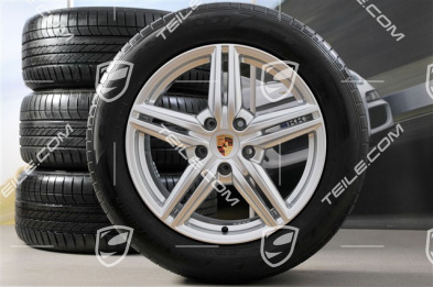 19" Koła letnie Cayenne Design II, 4x felgi 8,5 J x 19 ET 59 + 4x opony 265/50 R 19 110Y XL, bez czujników ciśnienia RDK