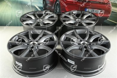 21" Felgensatz Exclusive Design, 9,5J x 21 ET46 + 11J x 21 ET58, vesuvgrau