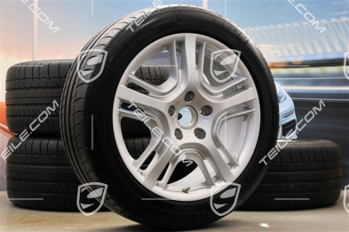 19" Panamera Design Sommerräder Satz, Felgen 9J x 19 ET 60 + 10J x 19 ET61 + Michelin Reifen 255/45 R19+285/40 R19, mit RDK-Sensoren