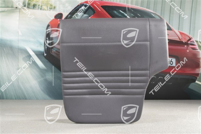 Back seat lower / cushion, Coupe/Targa, leatherette, Space grey, R