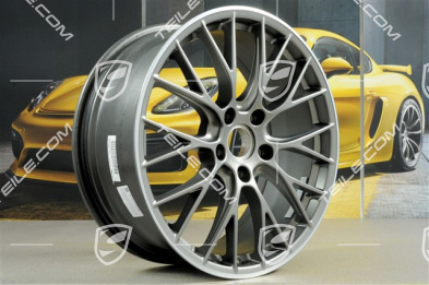 20-inch wheel rim set RS SPYDER Design, 8,5J x 20 ET49 + 11,5J x 20 ET56, Platinum satin-matt
