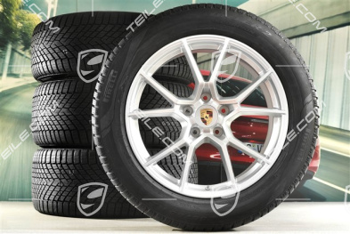 20" Cayenne S Winterräder Satz, Felgen 9J x 20 ET50 + 10,5J x 20 ET64 + NEUE Pirelli Winterreifen 255/55 R20 + 295/45 R20, mit RDK-Sensoren
