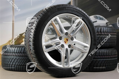 19-inch TURBO winter wheel set, wheels 9J x 19 ET 60 + 10J x 19 ET61 + NEW Continental winter tyres 255/45 R19+285/40 R19