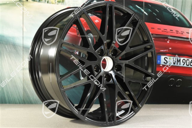 21" Felge Cayenne RS Spyder Design, 9,5J x 21 ET46, schwarz hochglanz