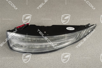 Rear light, in clear glass look (white), UK version, R
