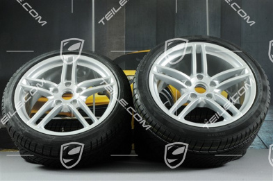 19" Komplet kół zimowych Carrera, felgi 8,5J x 19 ET54 + 11J x 19 ET48 + opony zimowe Continental 235/40 R19 + 295/35 R19, bez czujników ciśnienia