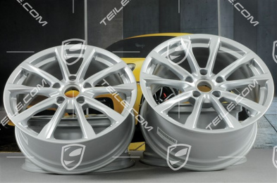 19" komplet felg Boxster S, 8J x 19 ET57 + 10J x 19 ET45