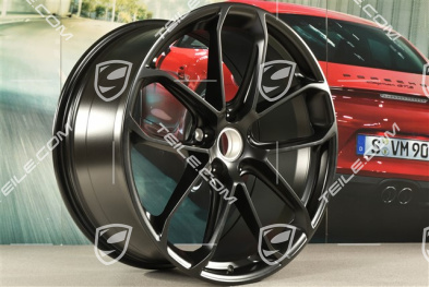 22" GT Design Felge 10,5J x 22 ET49, Schwarz Seidenmatt