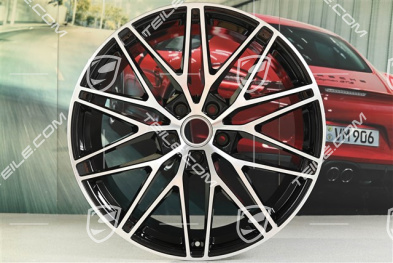 22" felga RS Spyder Design, tylna, 11,5J x 22 ET52, czarny wysoki połysk