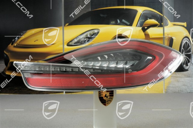 Rear lights, black-red (darkened), set, L+R