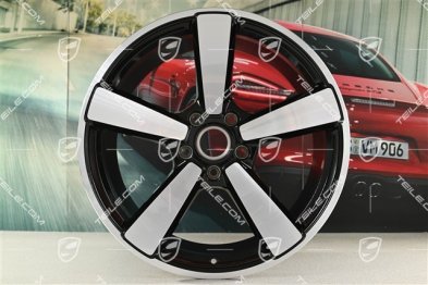 21" felga Carrera Classic, 11,5J x 21 ET79, czarny wysoki połysk