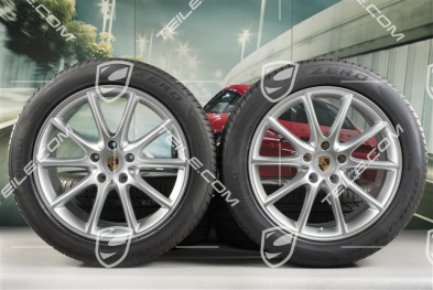 20" koła letnie Cayenne Design, komplet, felgi 9J x 20 ET50 + 10,5J x 20 ET64 + opony letnie Pirelli 275/45 R20 + 305/40 R20, z czujnikami ciśnienia